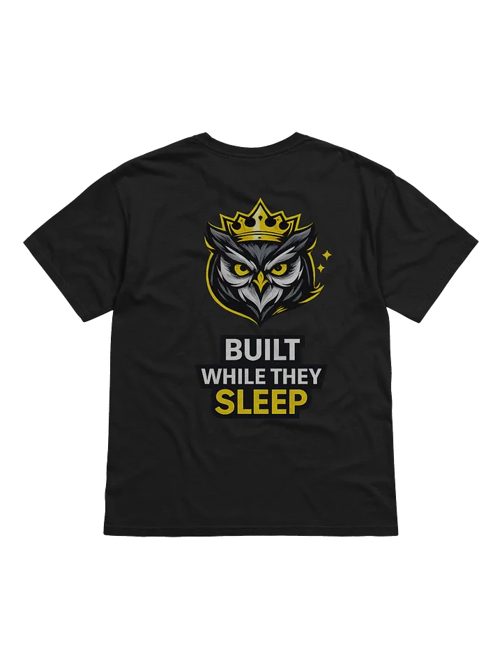 Built While They Sleep - Night Shift Dad Tee product image (2)