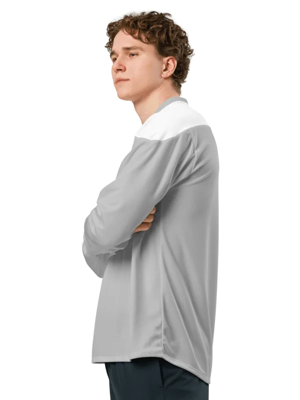 Minimal Gray All-Over Print Hockey Fan Jersey product image (3)