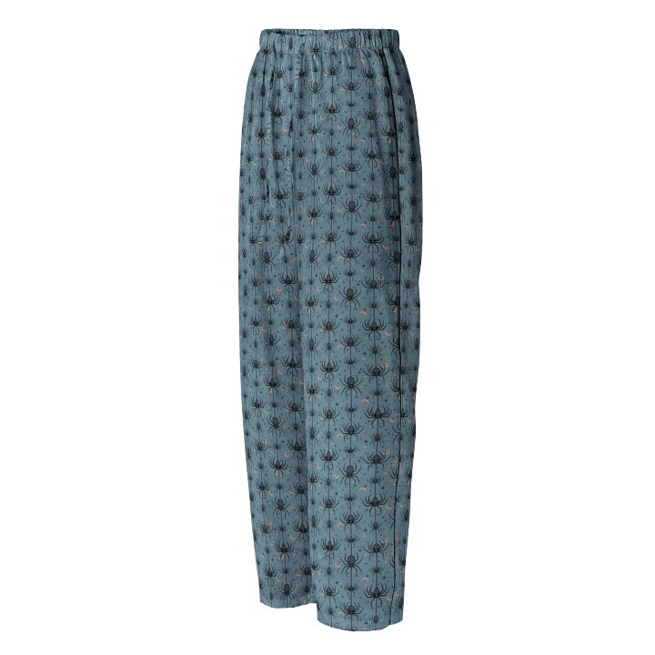 Spooky Spiders Halloween Pajama Pants in Soft Indigo product image (1)