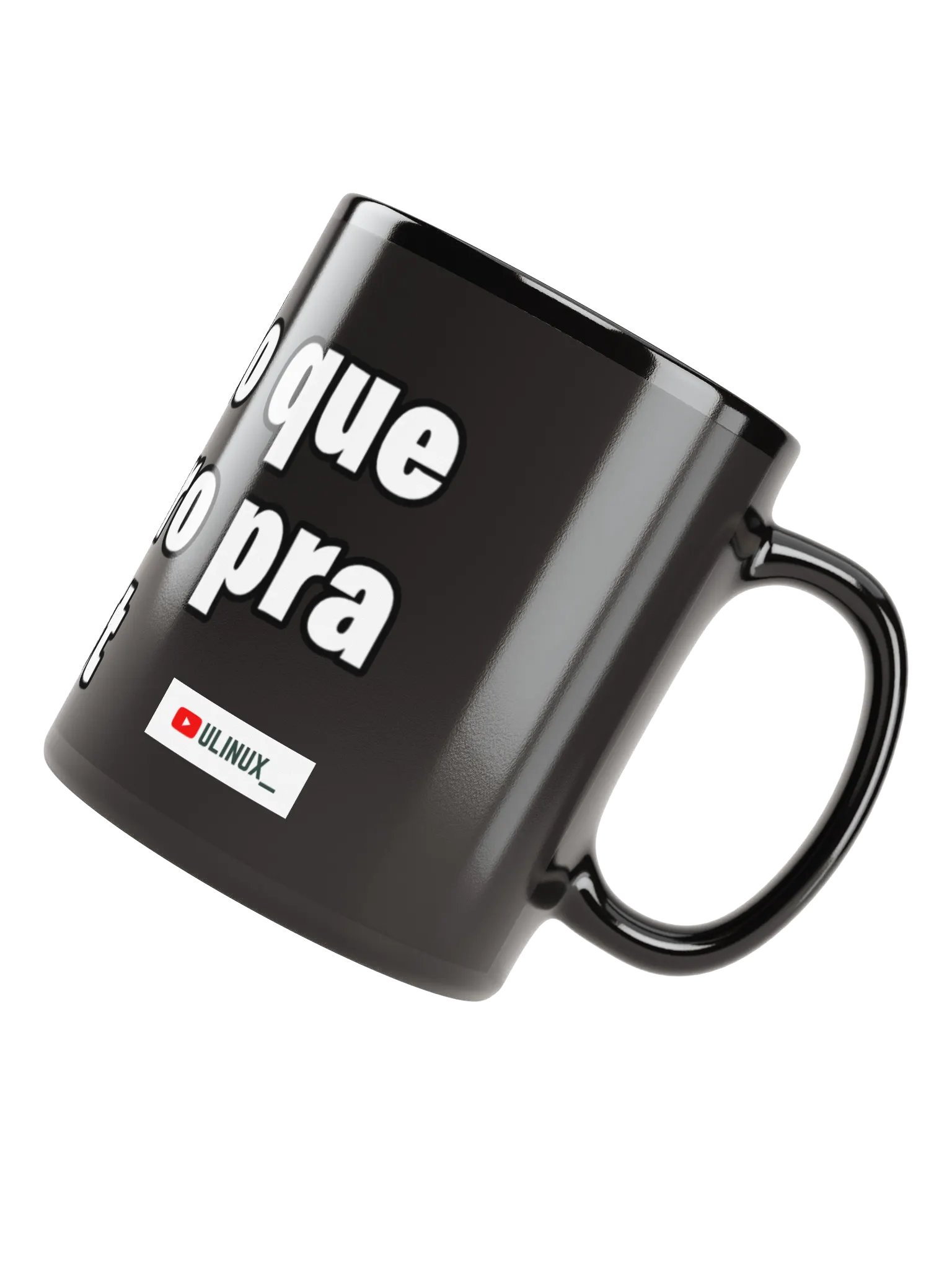 Caneca "Cuidado que eu morro pra Bot" product image (4)