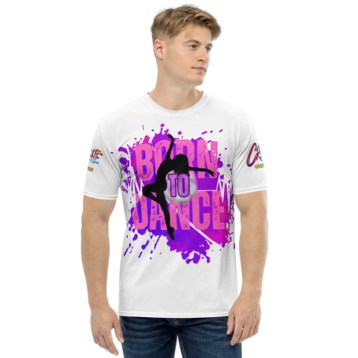 Born to Dance Her Silhouette Dynamic Huge Print T-Shirt product image (1)