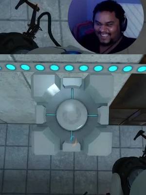 Aucun cube n'a été maltraité pendant ce test #Shorts #Portal #Gaming