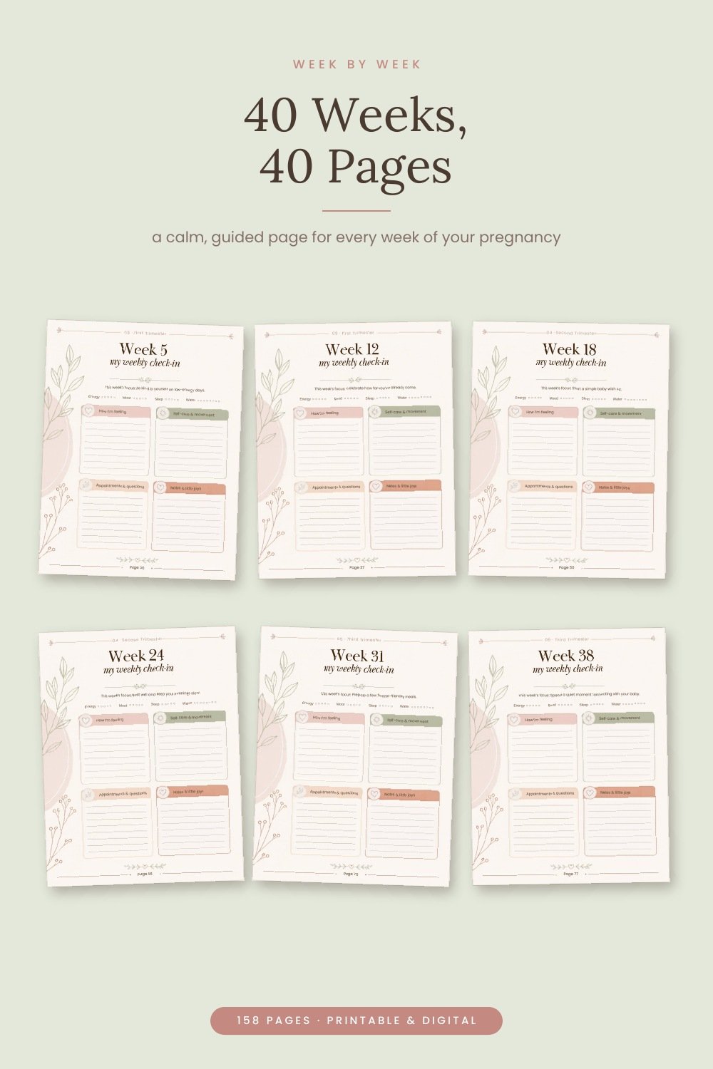 The Gentle Pregnancy Planner product image (4)