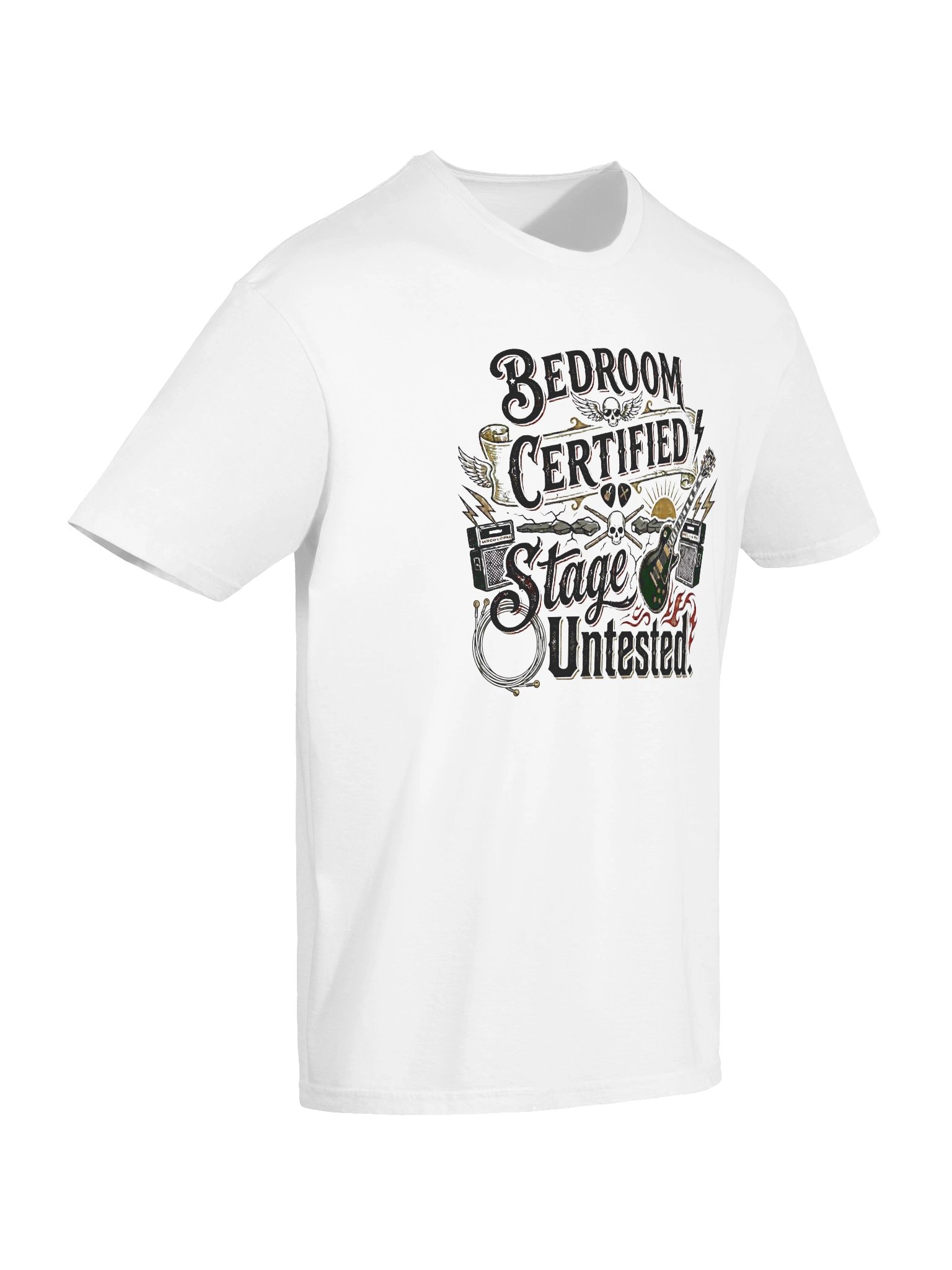 Bedroom Certified - Funny Guitar T-Shirt product image (7)