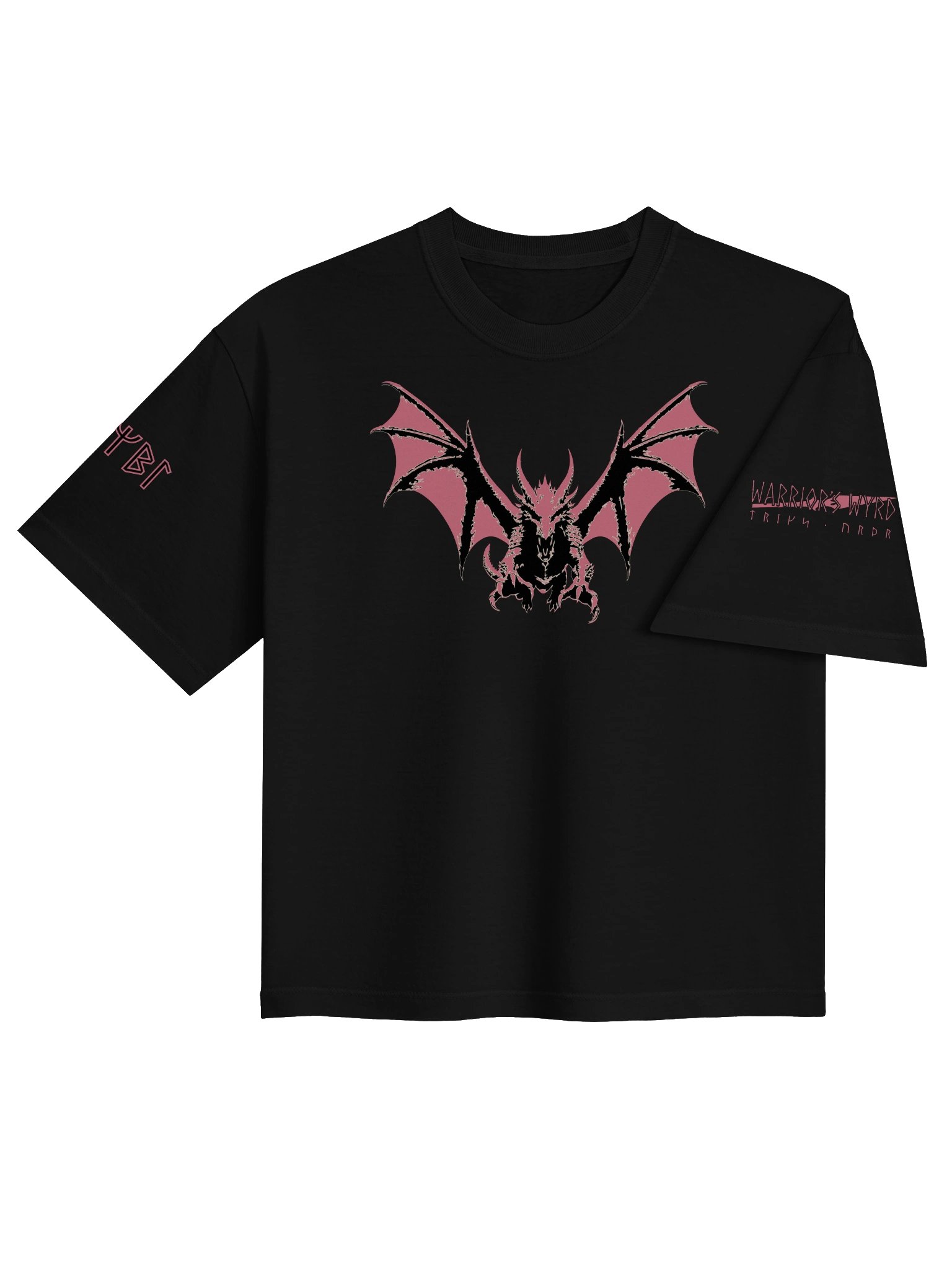 Sumbel Series - Salmon on Black - The Dragon - Women's Boxy Tee product image (6)