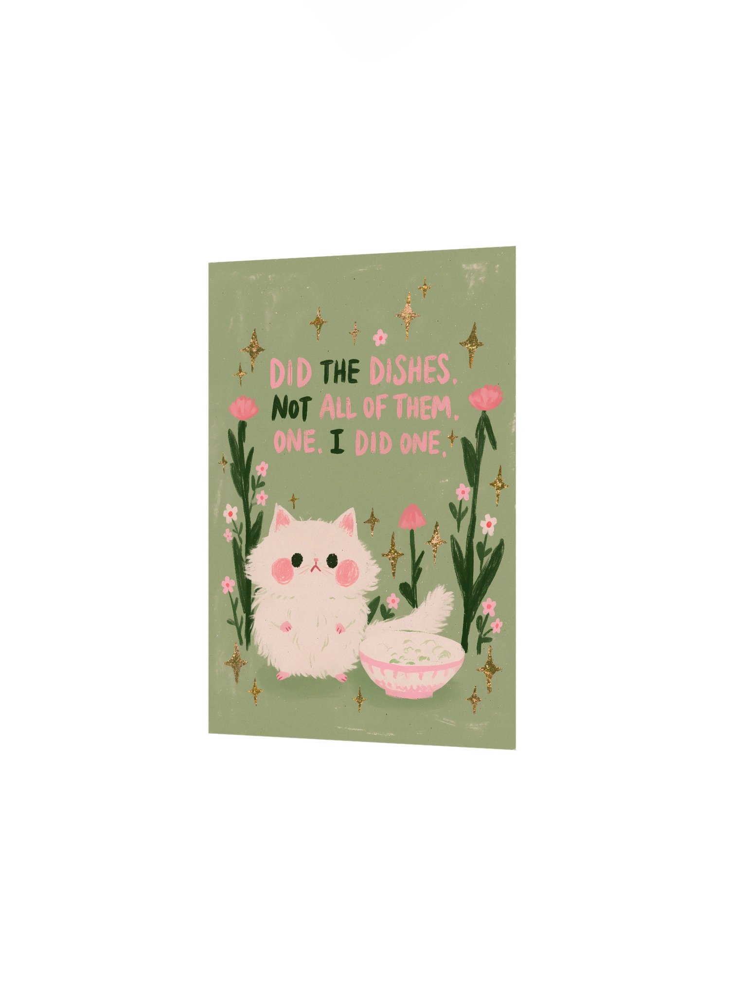 Did One Dish Cat Poster product image (13)