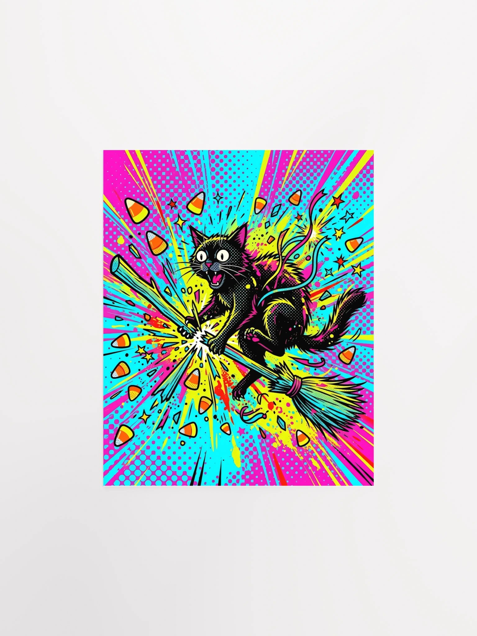 Broom Crash Cat Poster product image (25)