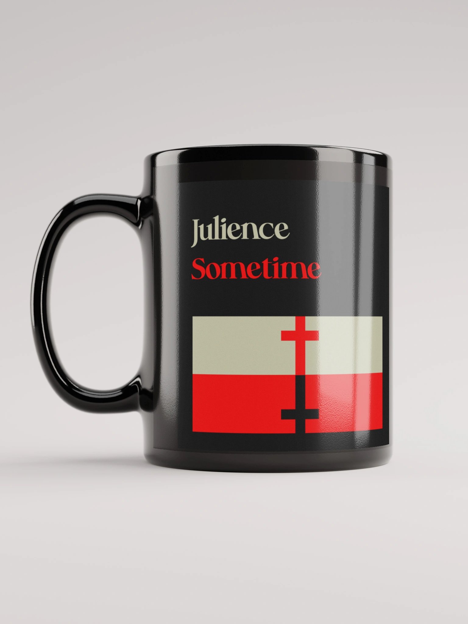 Sometime - Black Glossy Mug product image (11)
