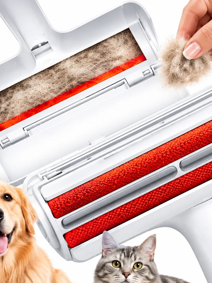 🐶 Pet Hair Everywhere? Try This Reusable Pet Hair Remover! 🐱✨ product image (2)