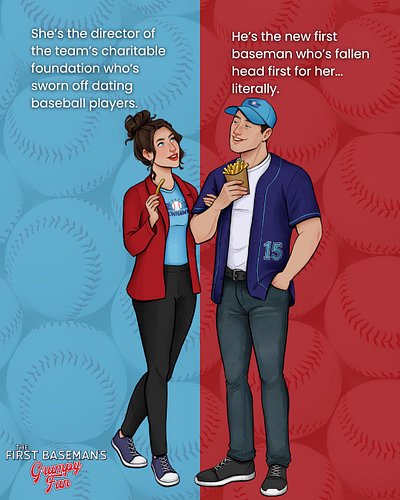She's the director of the team's charitable foundation who's sworn off dating baseball players.
He's the new first baseman wh...