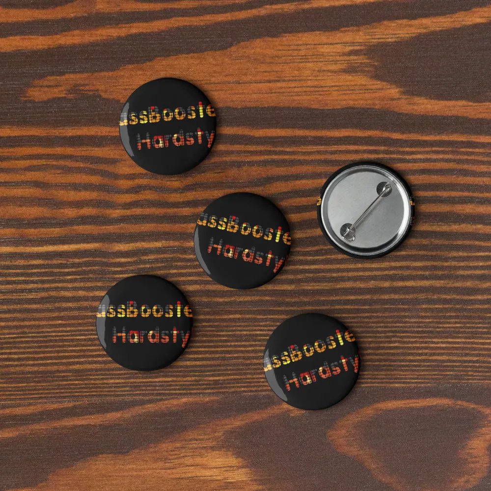 BassBoostedHardstyle Pinset (Black) product image (10)