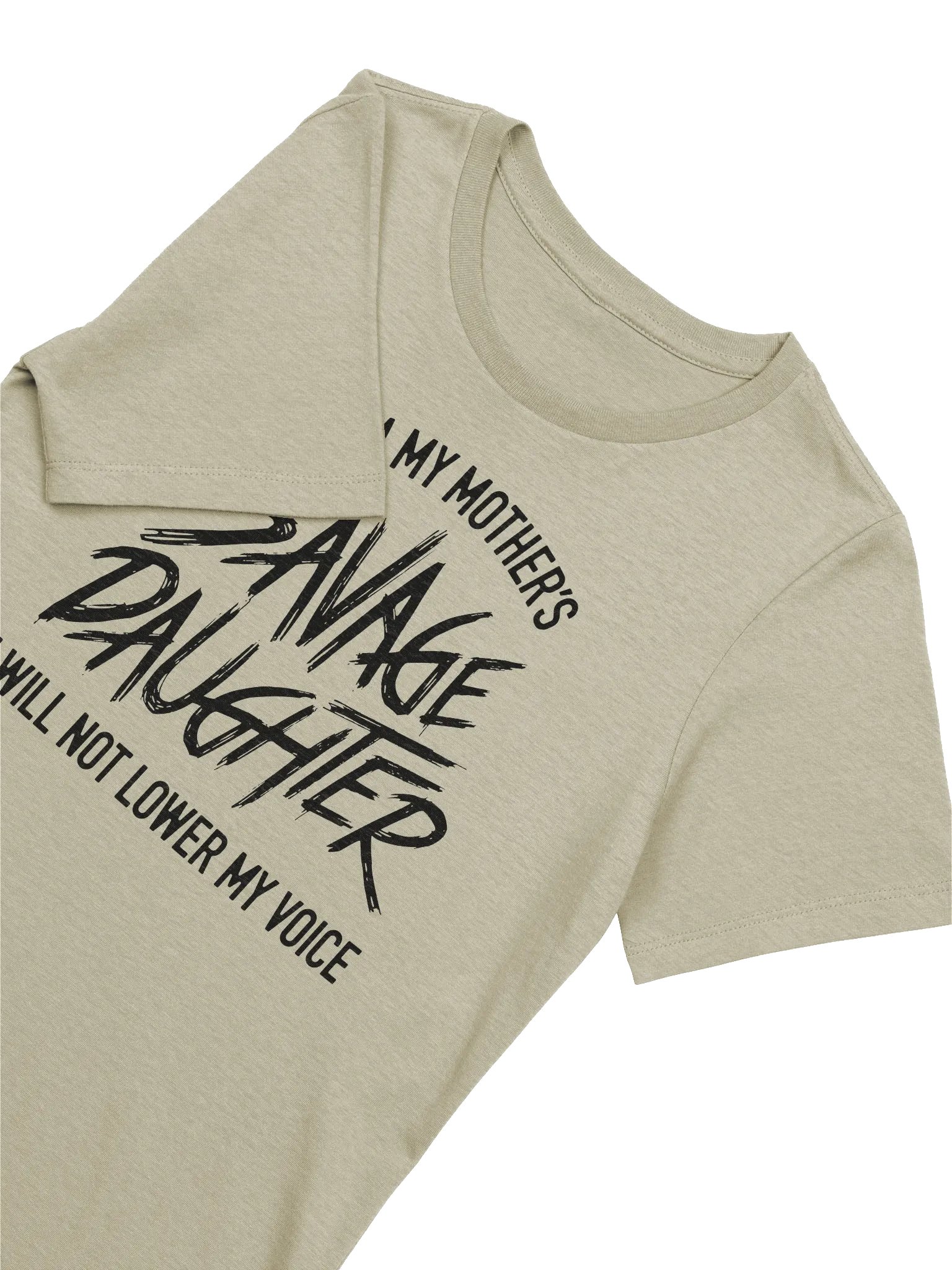 Savage Daughter Women's Supersoft Relaxed-fit T-Shirt (black print) product image (3)