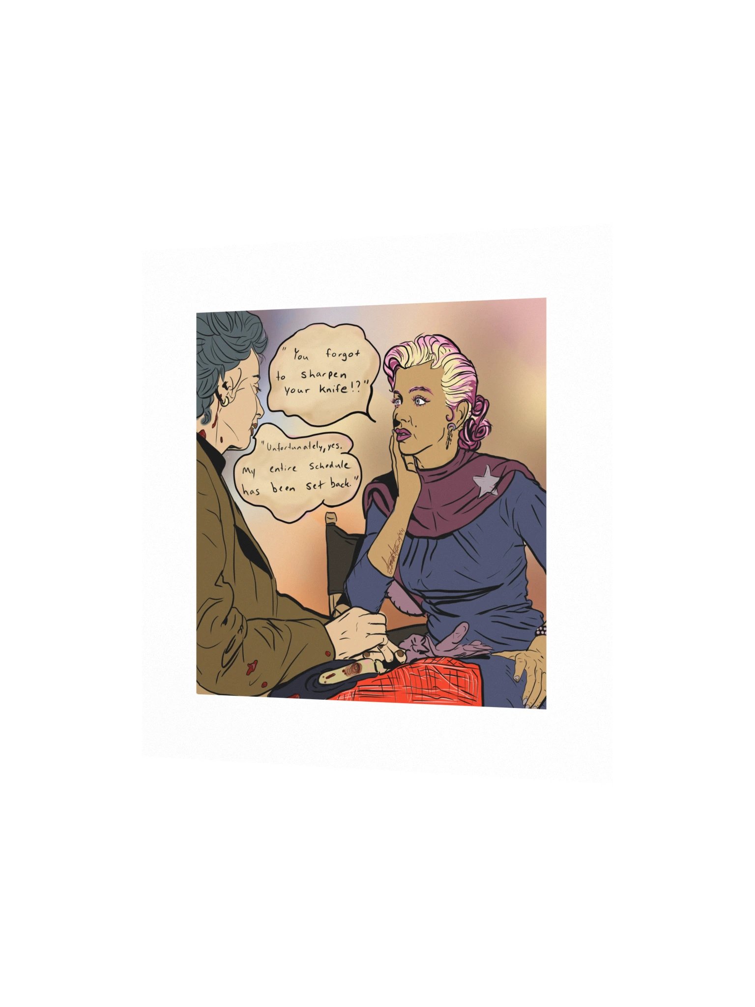Just Running Errands — Lyn After Dark Art Print product image (6)