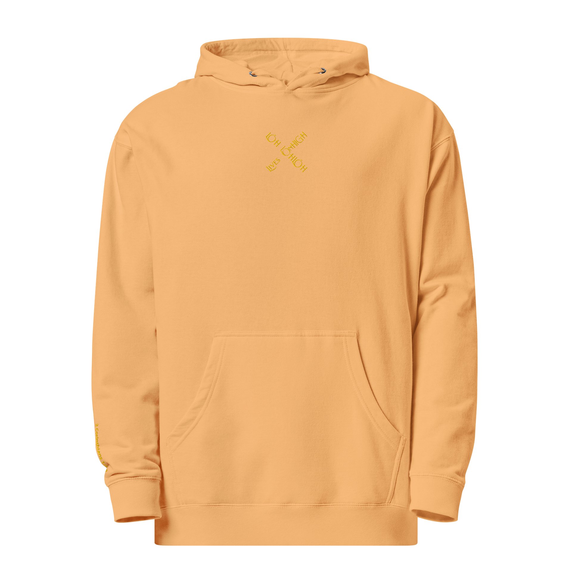 The Lives On HIGH | YTG STEALTH | UNISEX Hoodie | Peach product image (3)