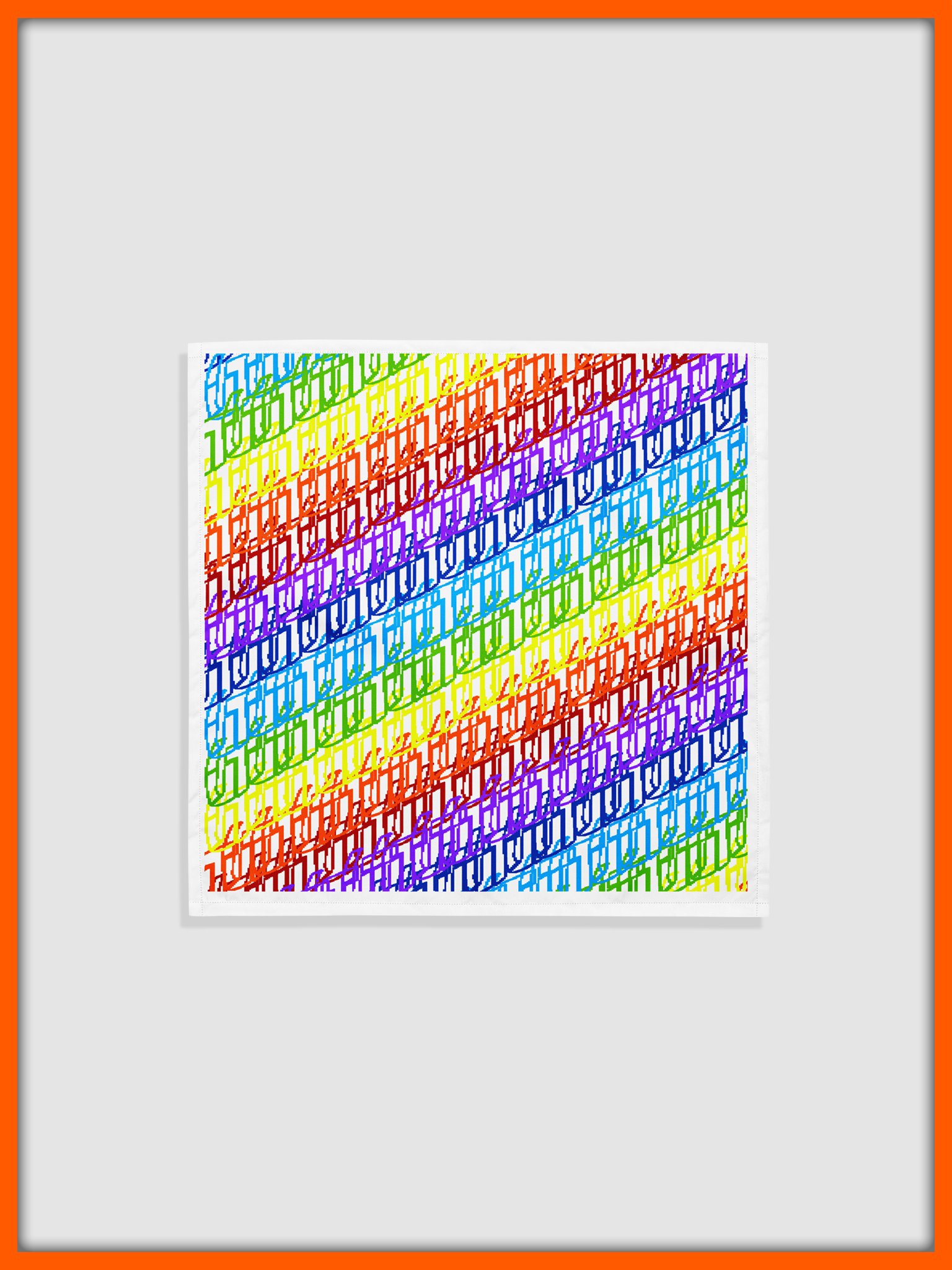 Pixel Rainbow Bandana product image (1)