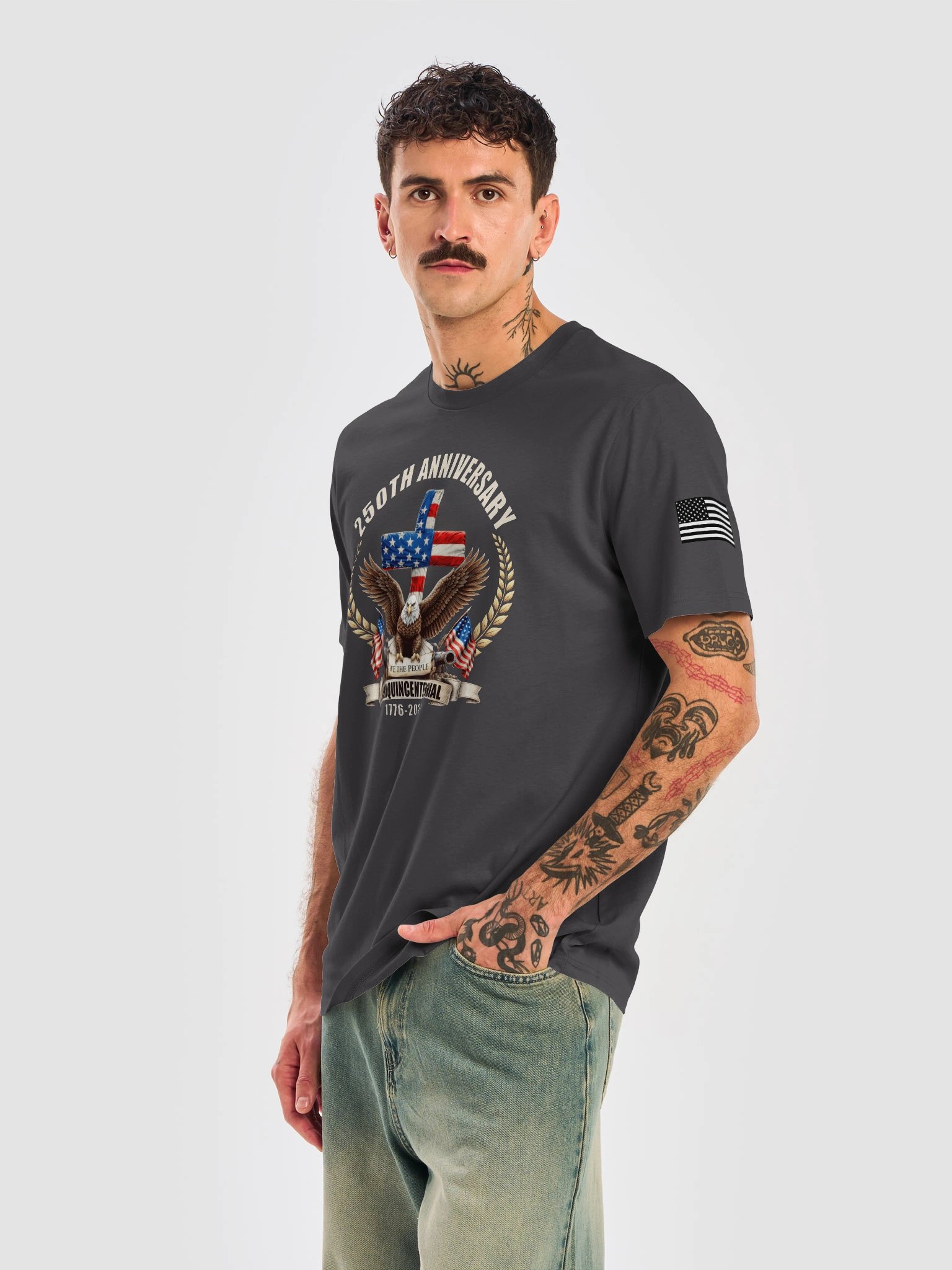 Patriotic USA 250th Anniversary - Organic Tee product image (6)