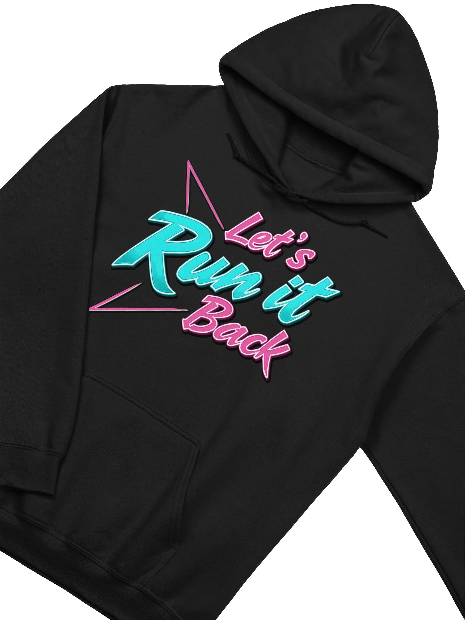 Retro 'Let's Run it Back' Typography Hoodie product image (7)