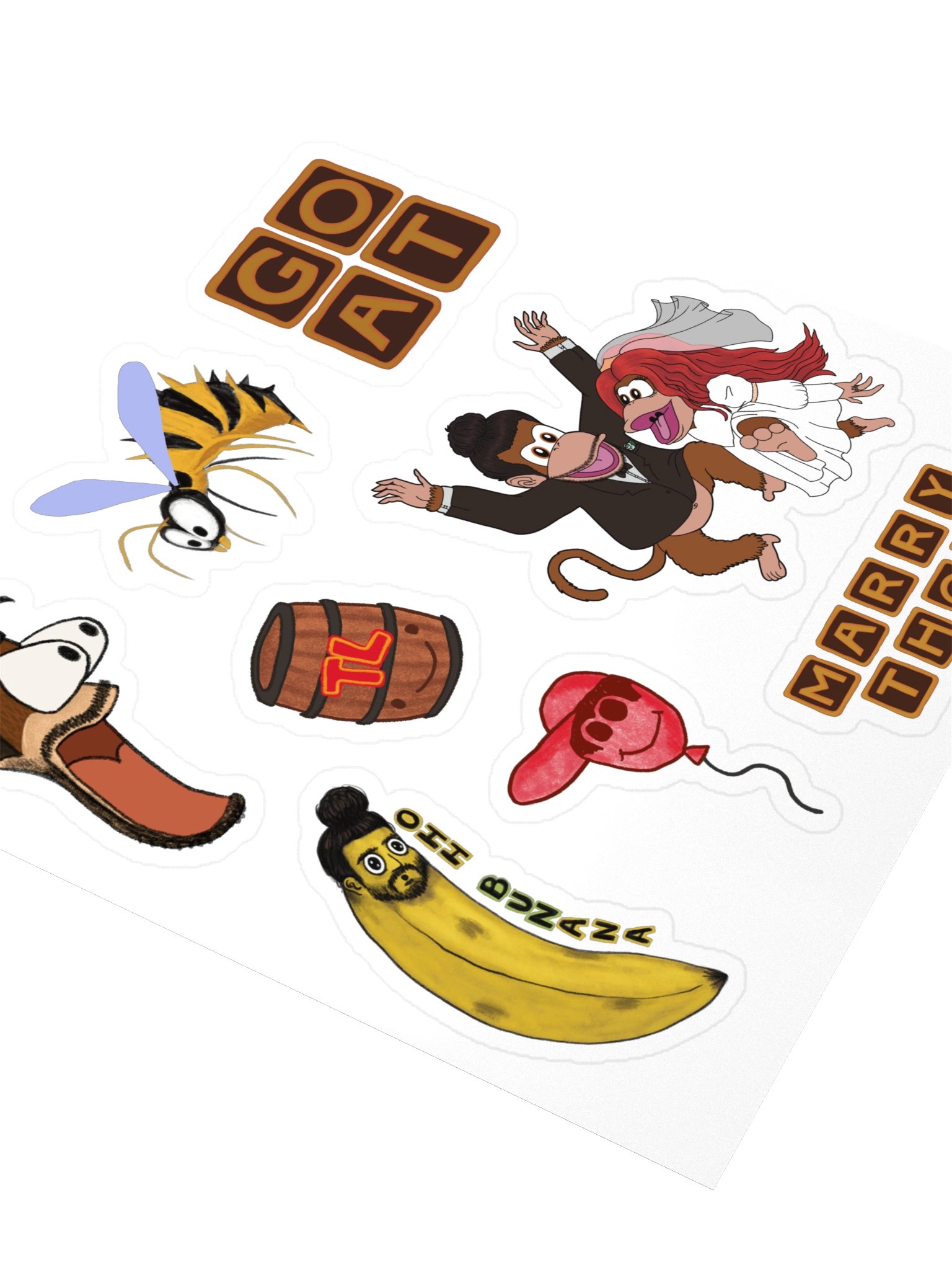 MARRYTHON Sticker Sheet product image (3)