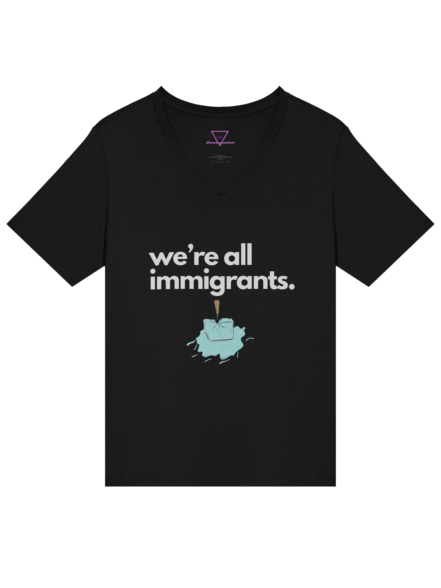 We're All Immigrants Vneck tee product image (11)
