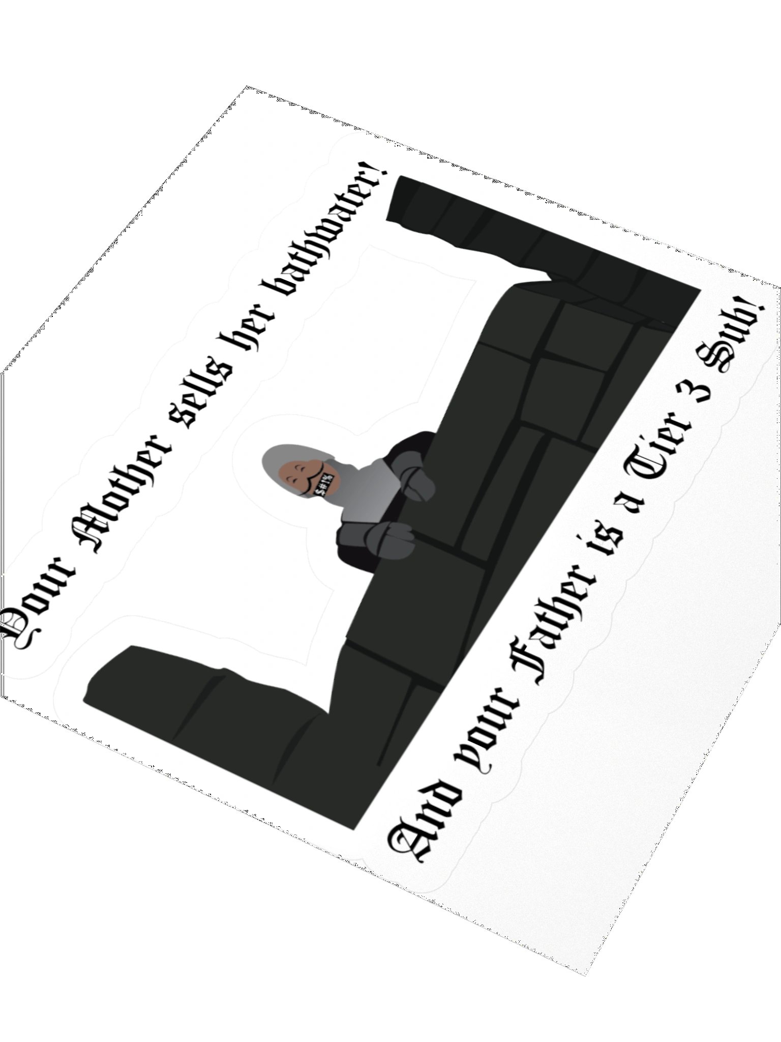 Monty Python Bath Water Sticker product image (3)