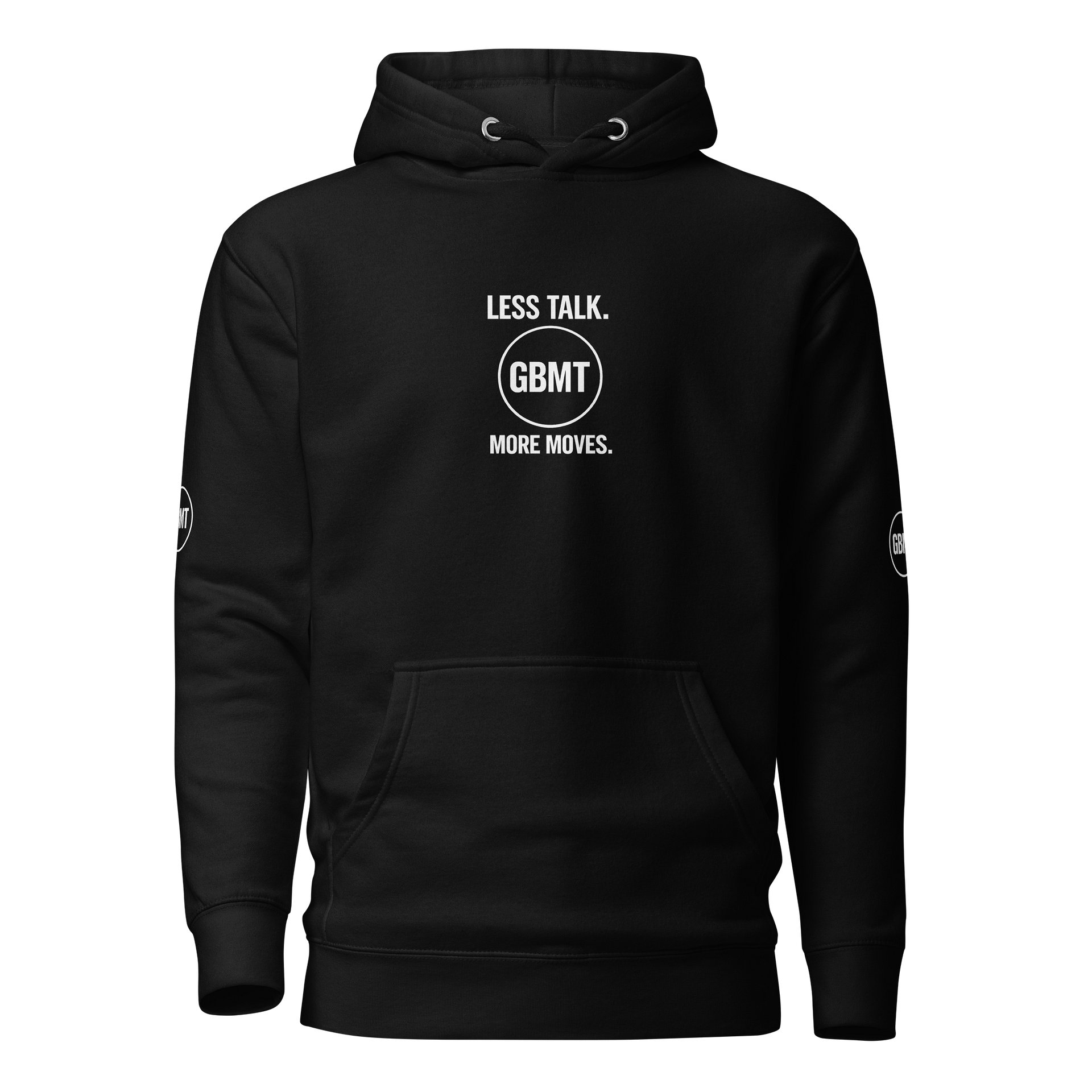 Less Talk More Moves Signature Hoodie – Blue Edition product image (1)