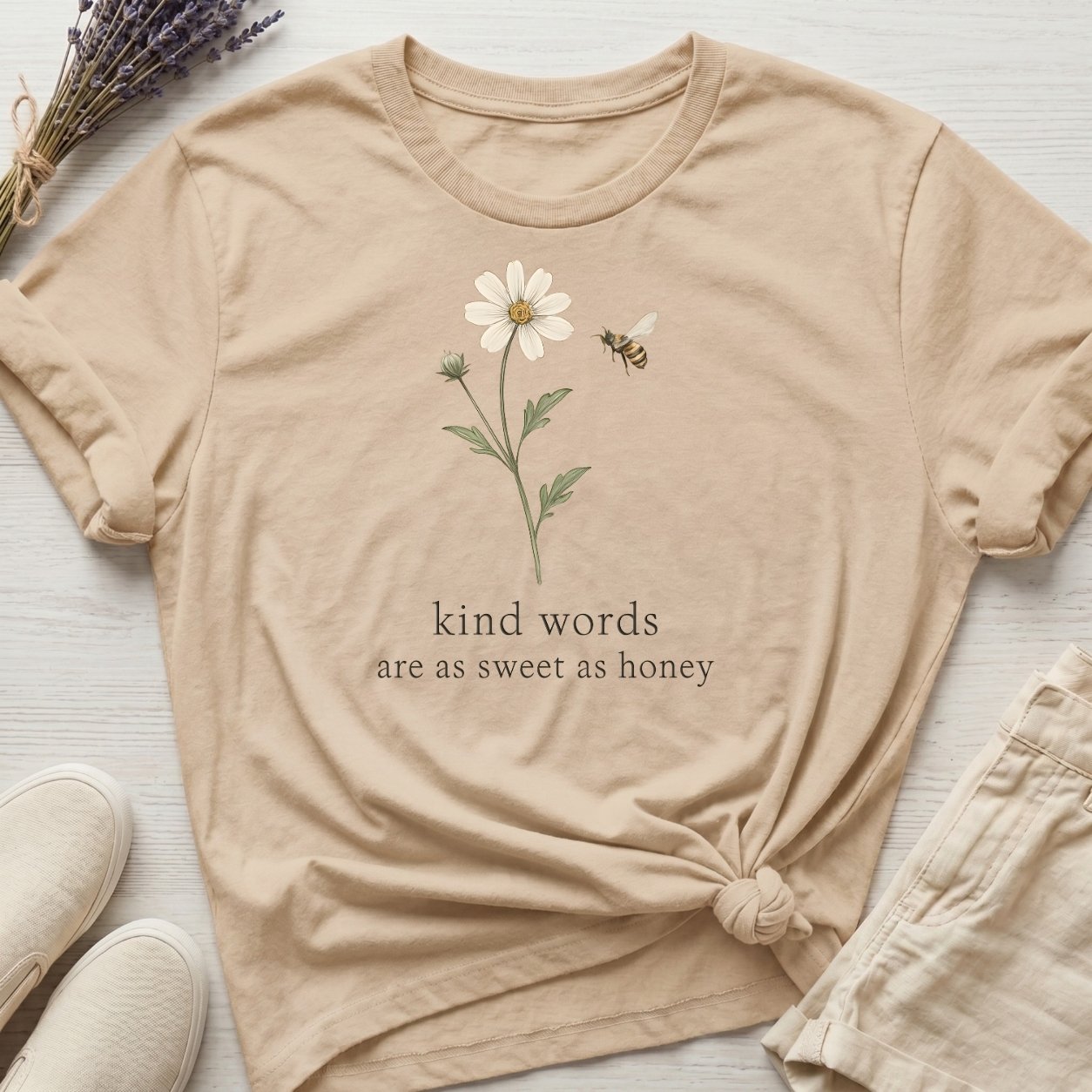 Heritage Goods: "Kind Words 3" Organic T-Shirt product image (1)