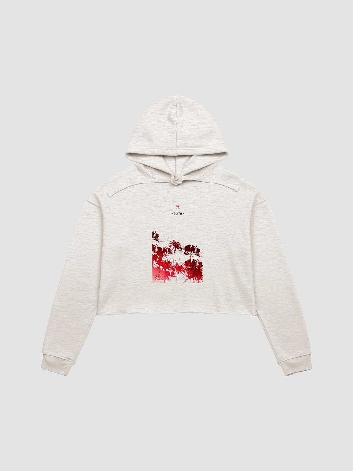Blooming Beauty of Death Crop Hoodie product image (4)