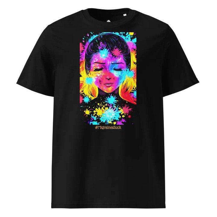 Migraines, Ocular Starbursts, Black Tee product image (1)