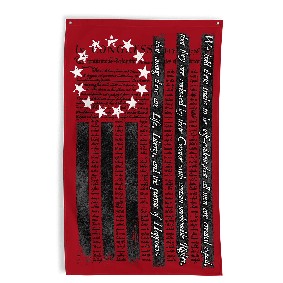 Declaration Flag: Pursuit of Happiness Wall Flag product image (1)