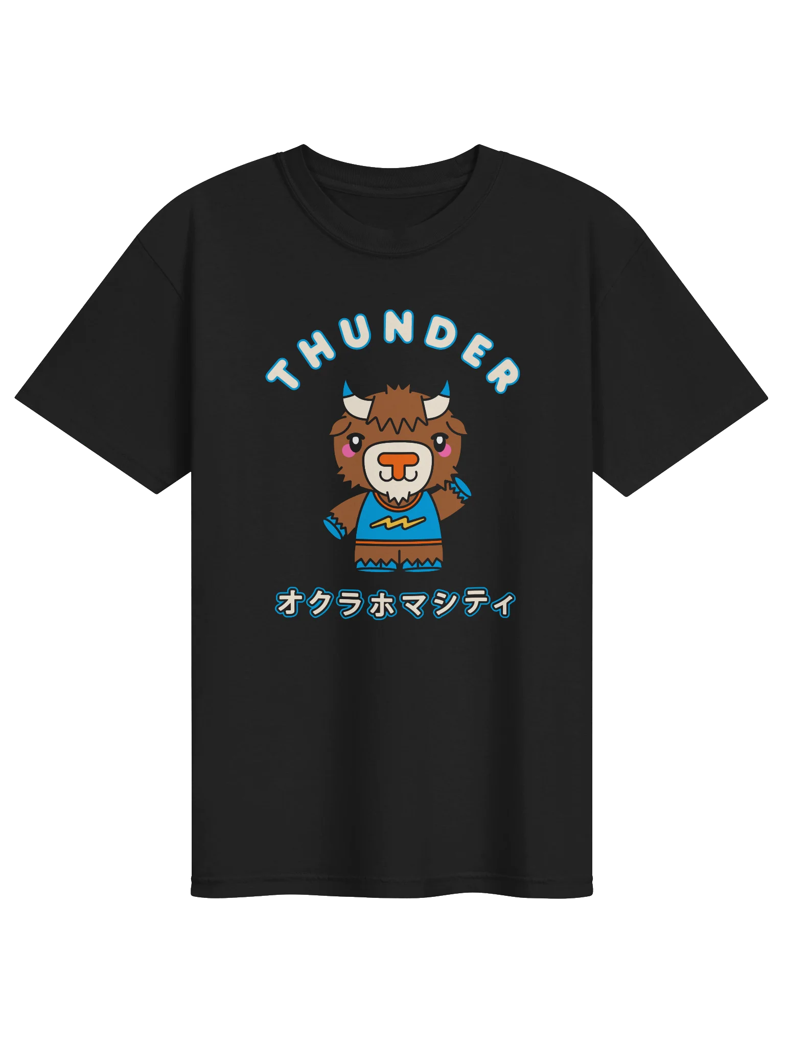 Thunder Basketball Kawaii Tee product image (1)