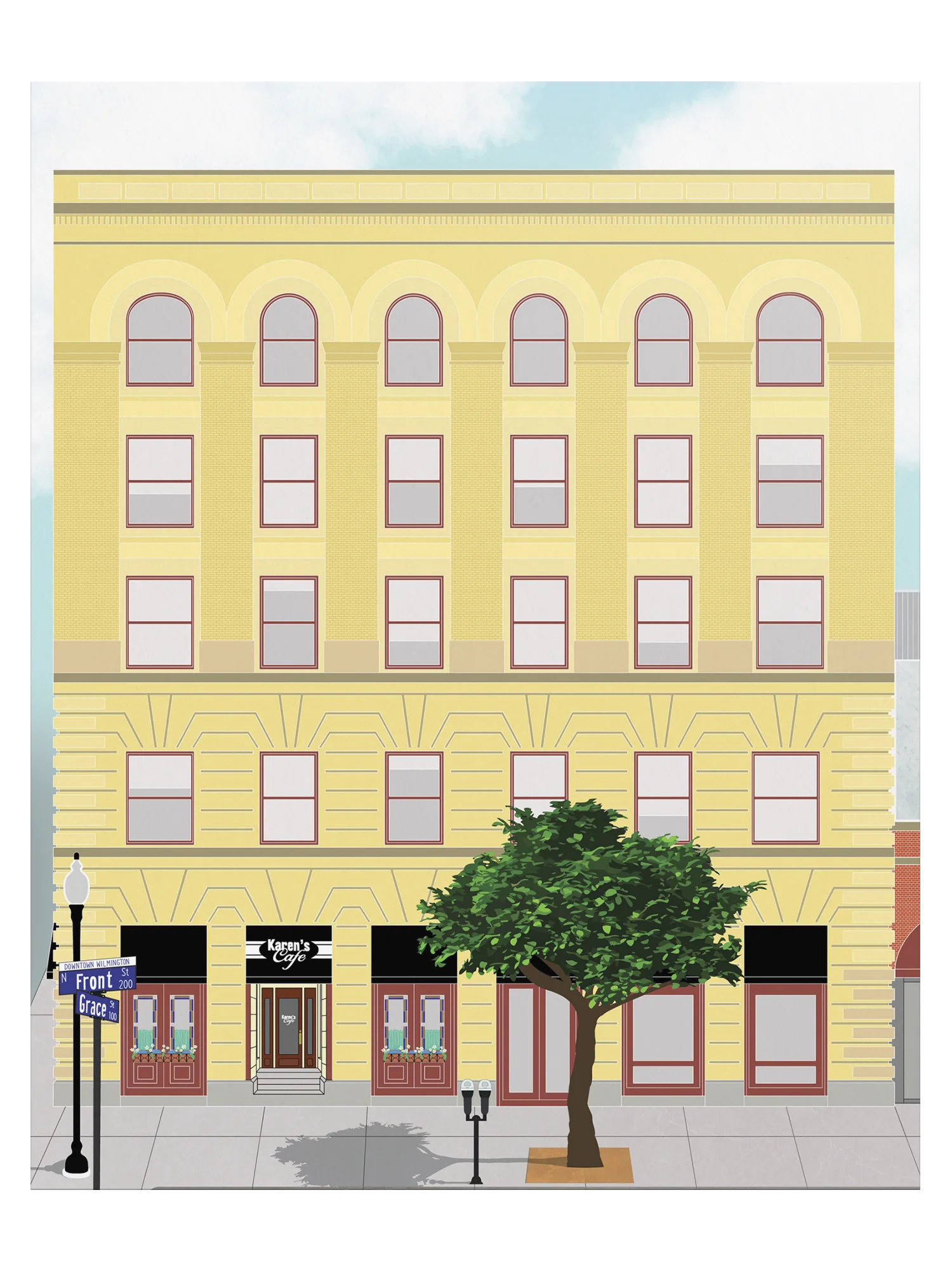 Karen's Cafe - Poster/Metal Print product image (2)