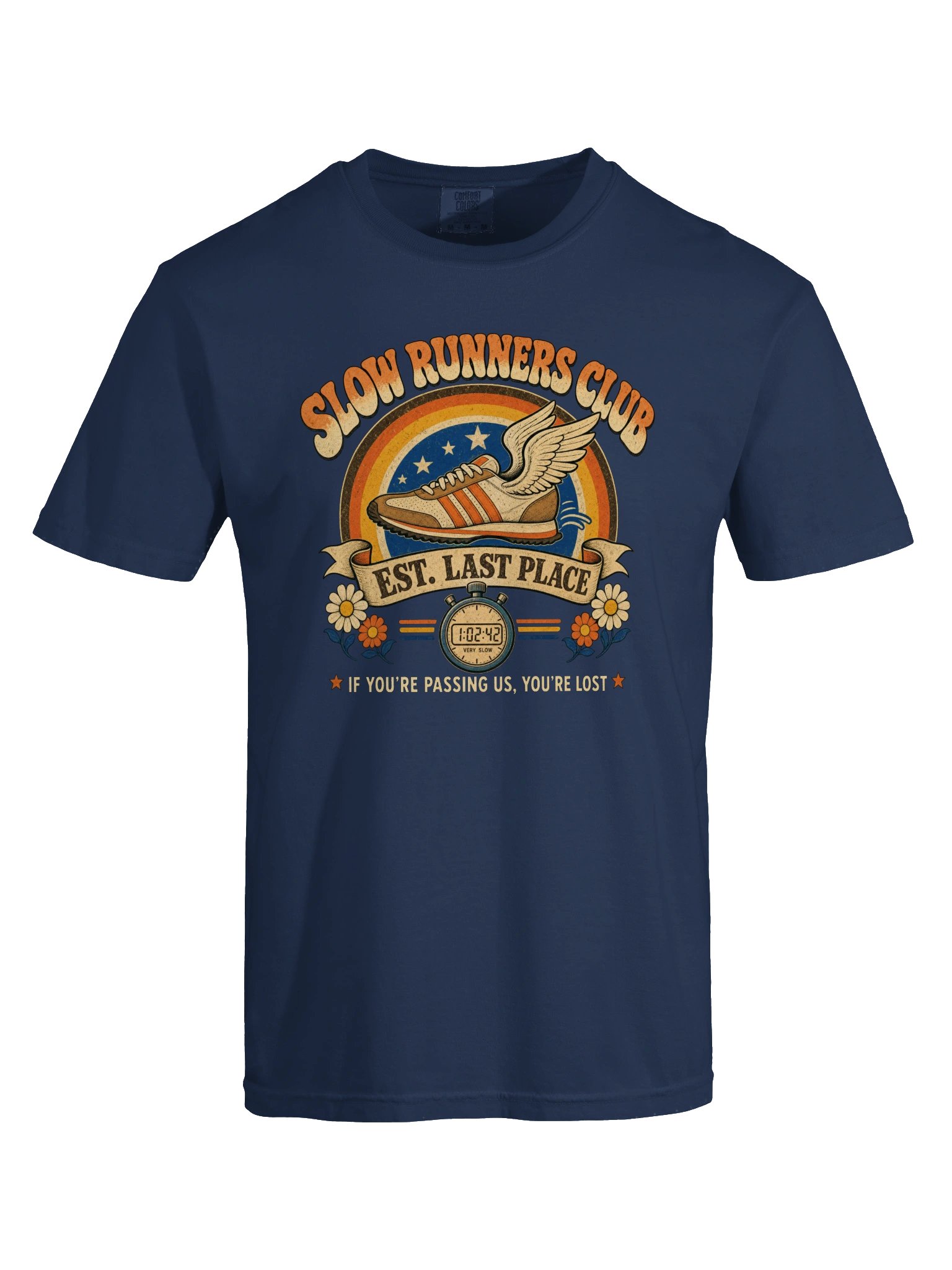Slow Runners Club Graphic T-Shirt product image (7)