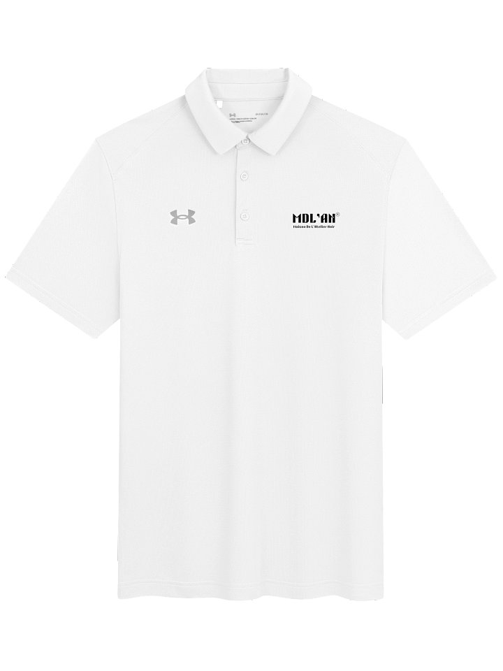 MDL'AN® x Under Armour® - Prioritize your health men’s polo product image (1)