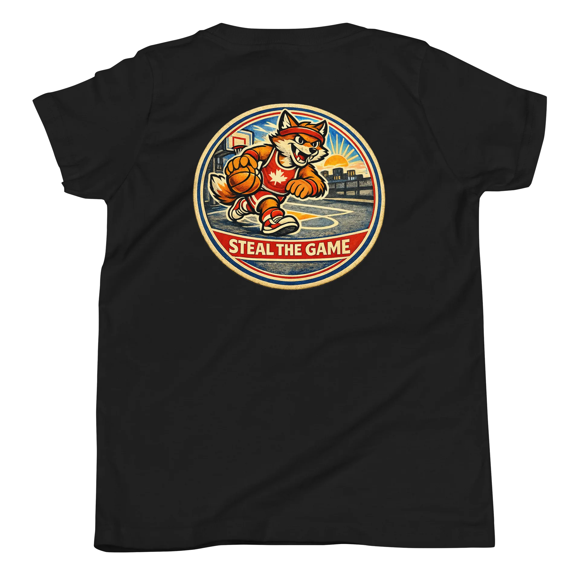 Fox Basketball Player T-Shirt for Kids | The Wild Games product image (4)