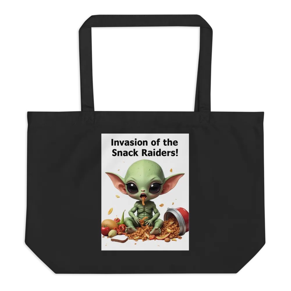 Alien Snack Invasion Eco Tote product image (1)