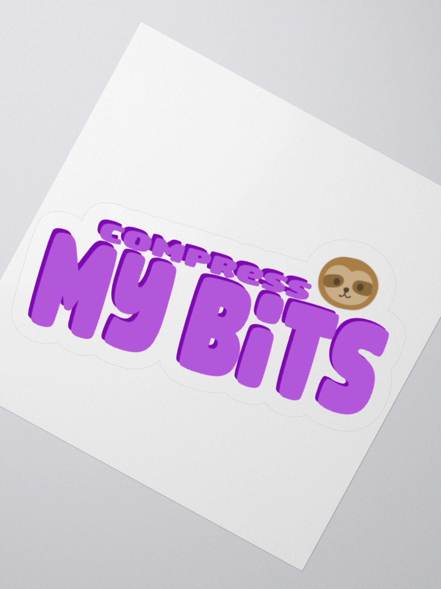 Compress My Bits Sticker product image (4)