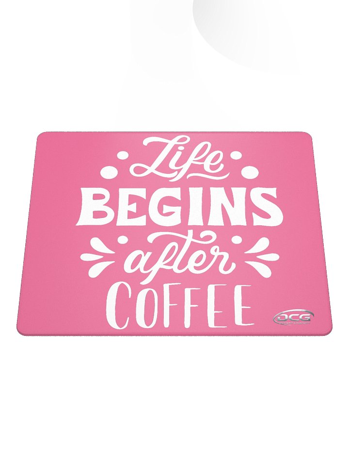Life Begins After Coffee Mouse Pad product image (1)
