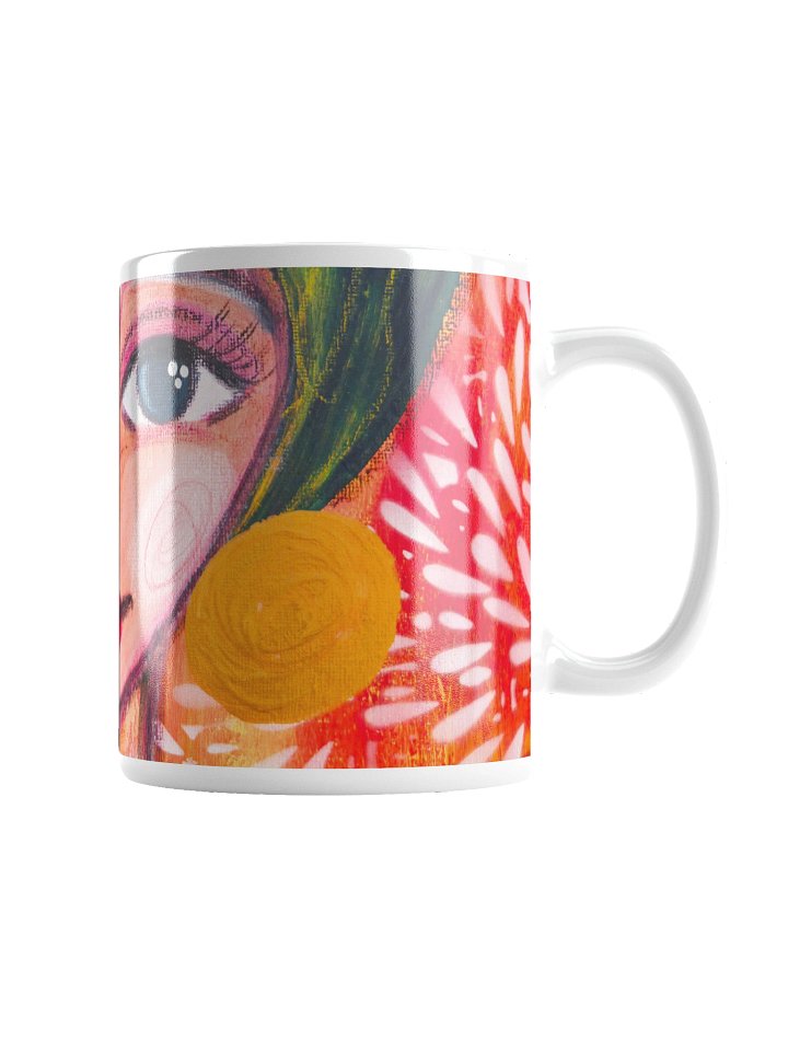 "Sparkling III" White Glossy Mug product image (2)