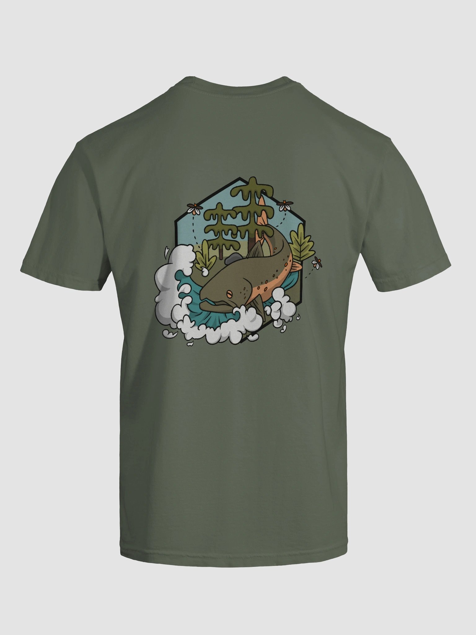 Bull Trout Woods Tee (Ivory Logo) product image (33)