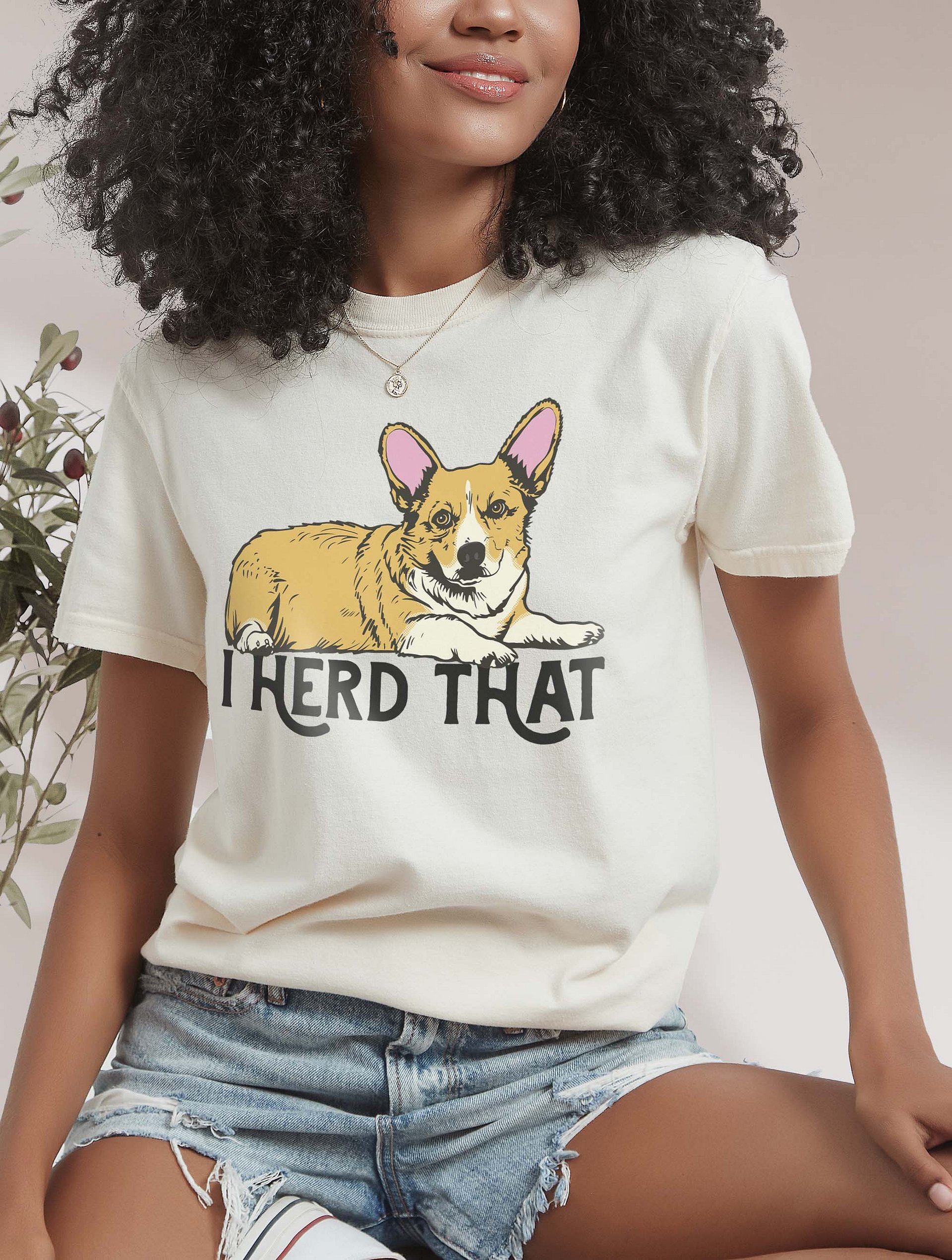 I Herd That Welsh Corgi (Sable) | Funny T-Shirt for Corgi Paw-rents product image (2)