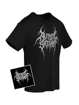 Autistic Satanist Tee & Sticker Bundle