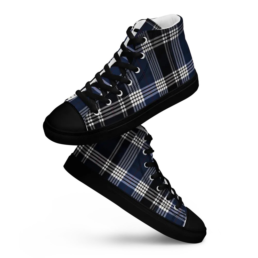 Blue Tartan Shoes - Men's High Tops product image (8)