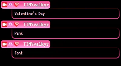 Custom Twitch Chat: Valentine's/Pink Fade product image (1)