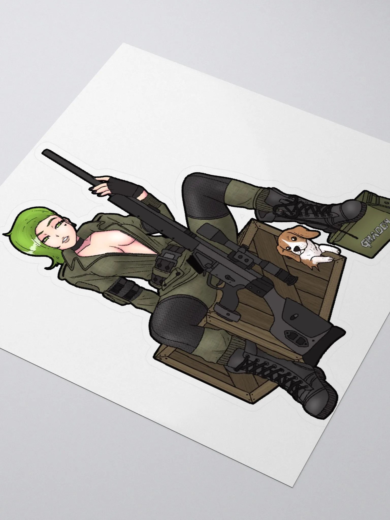 Sniper Wolf Pickle Chan Sticker product image (3)