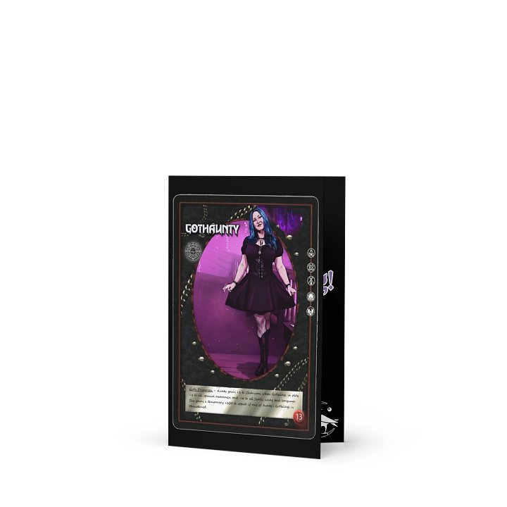 GothAunty Trading Card Post Card Art product image (1)