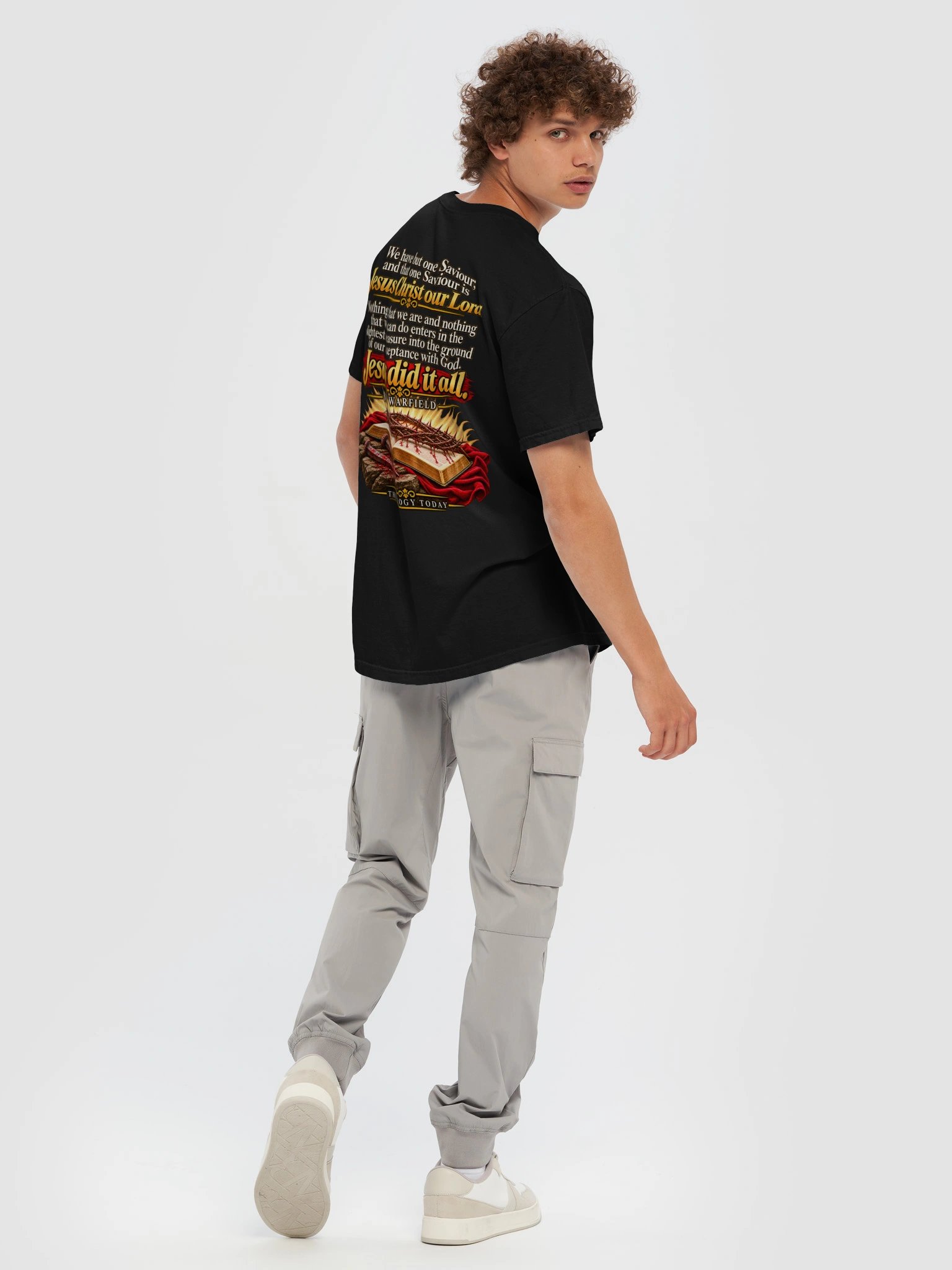 Jesus Did It All – B. B. Warfield | Christ Alone Christian Theology T-Shirt product image (84)
