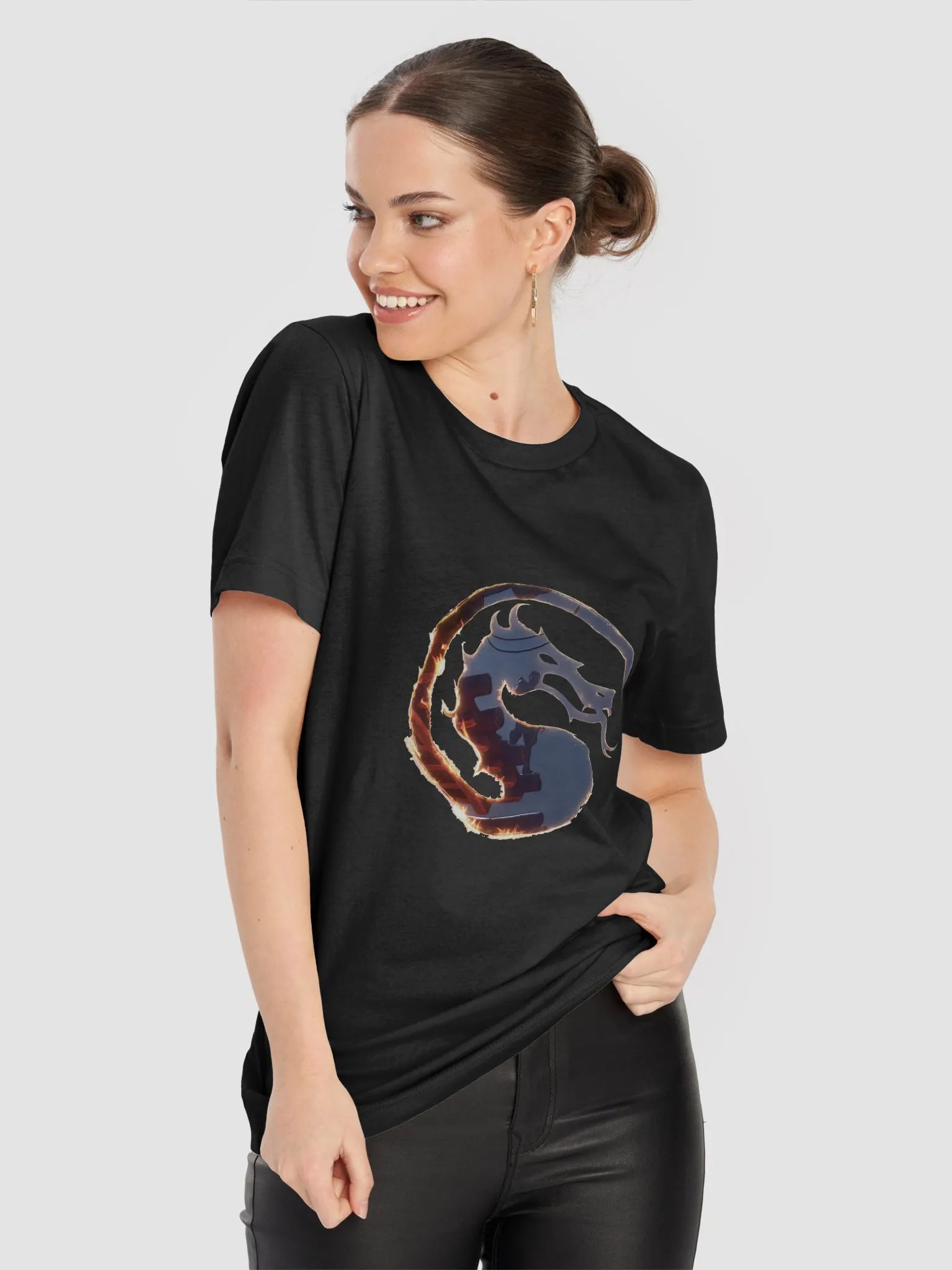 Mortal Kombat 1 Dragonfire T-Shirt product image (8)