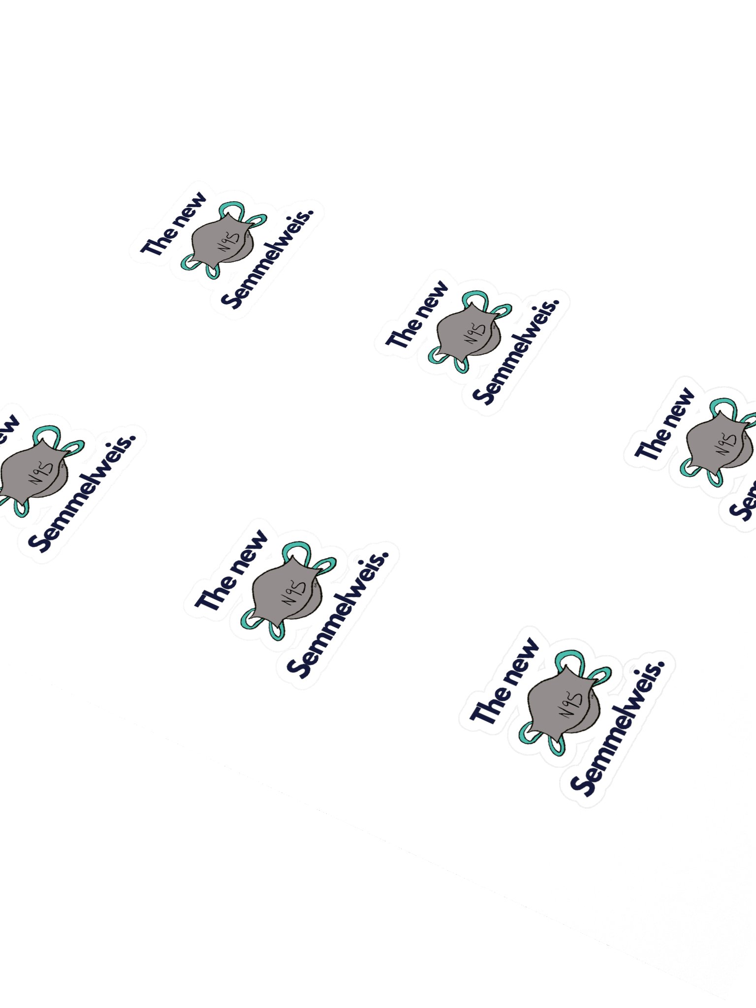 The New Semmelweis sticker 6 pack (Long Covid edition) product image (2)