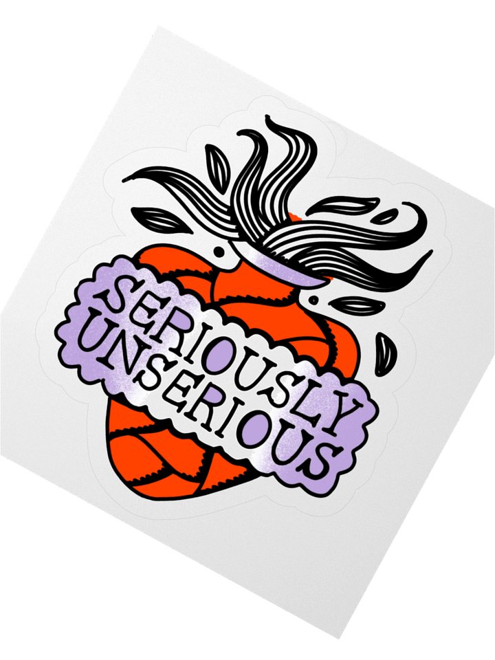 Seriously Unserious - Sacred Heart Stickers product image (2)