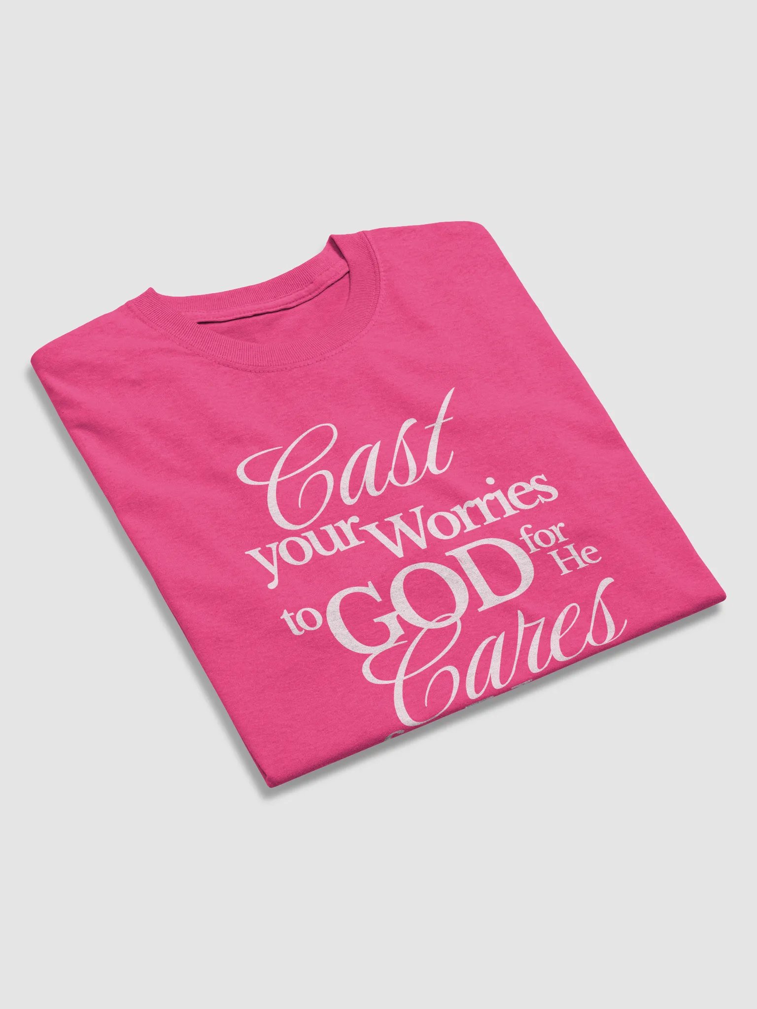 Cast Your Worries T-shirt product image (3)